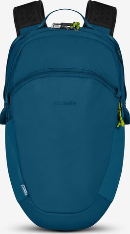 Sac à dos Pacsafe en bleu : devant