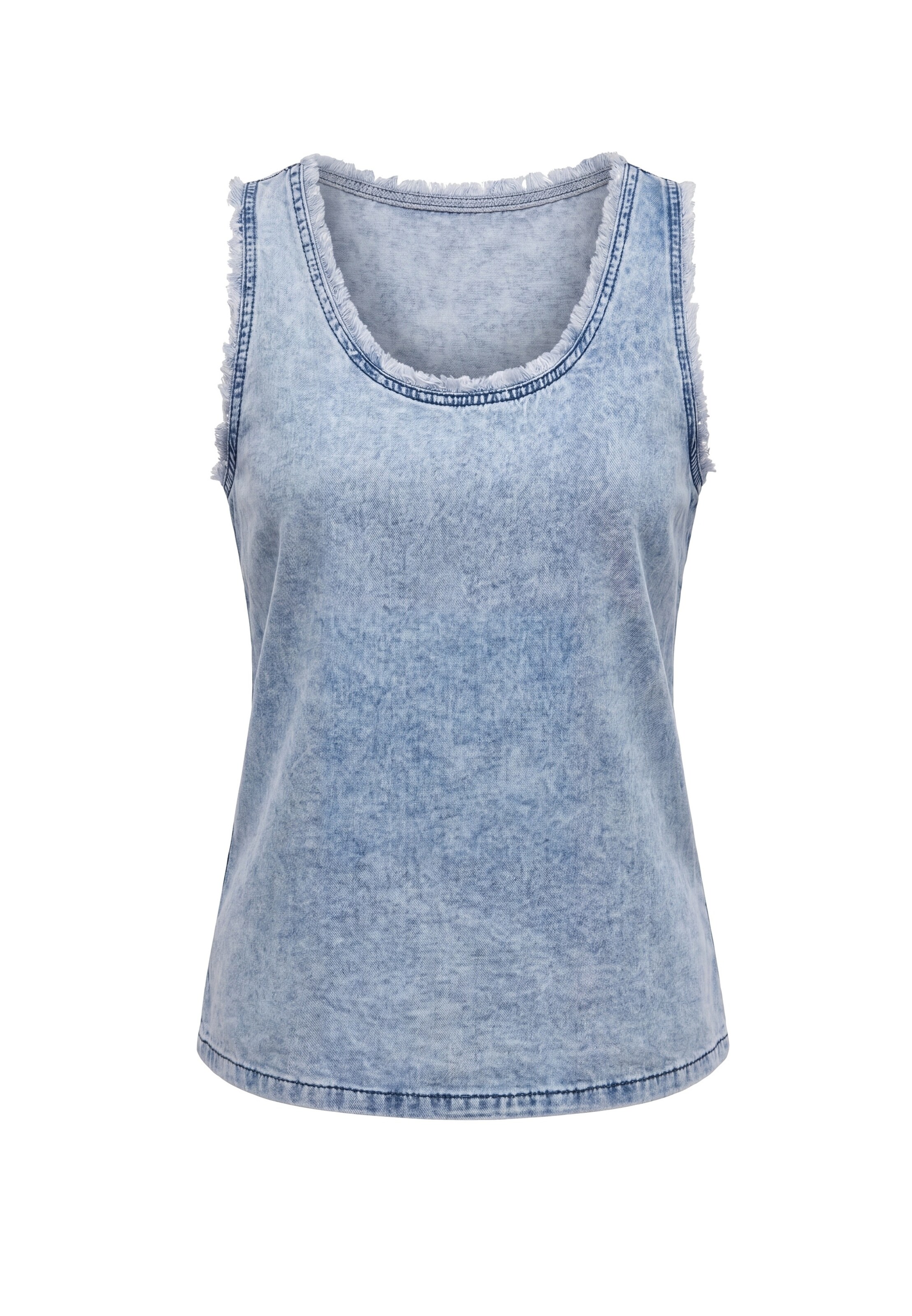MYMO Top in Blauw: voorkant