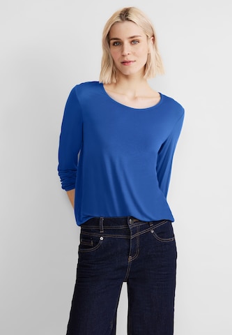 STREET ONE Shirt in Blau: predná strana