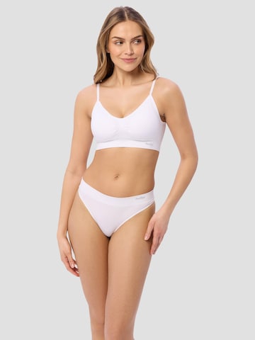 BeeDees Thong 'Boxer-String Comfee' in White: front