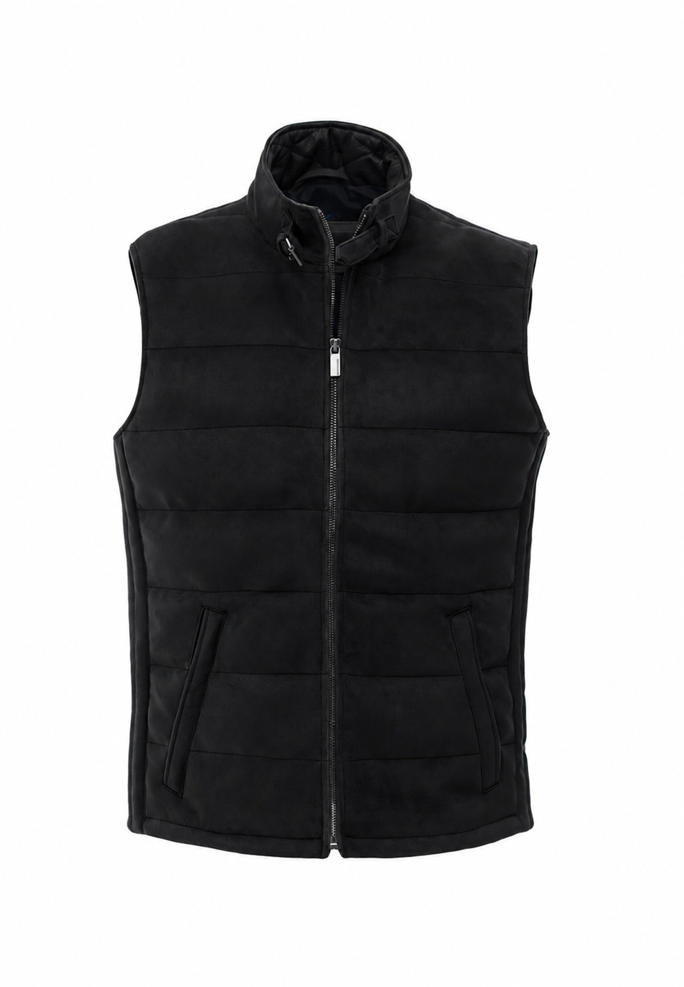 PIERRE CARDIN Weste in Schwarz: Vorderseite