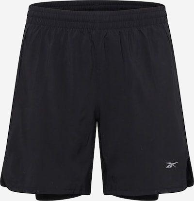 Reebok Calças de desporto em preto, Vista do produto