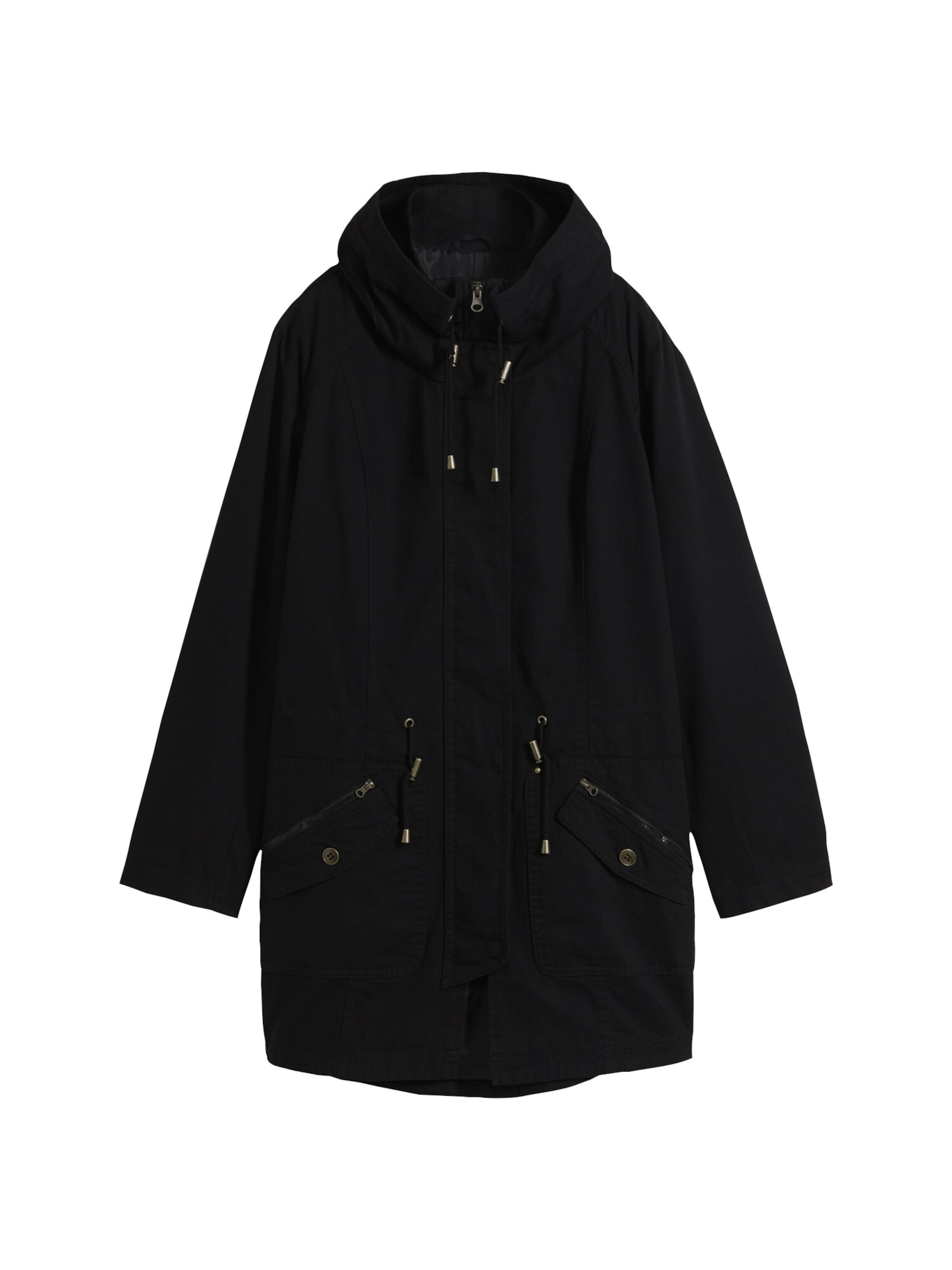 bonprix Parka in Schwarz: Vorderseite