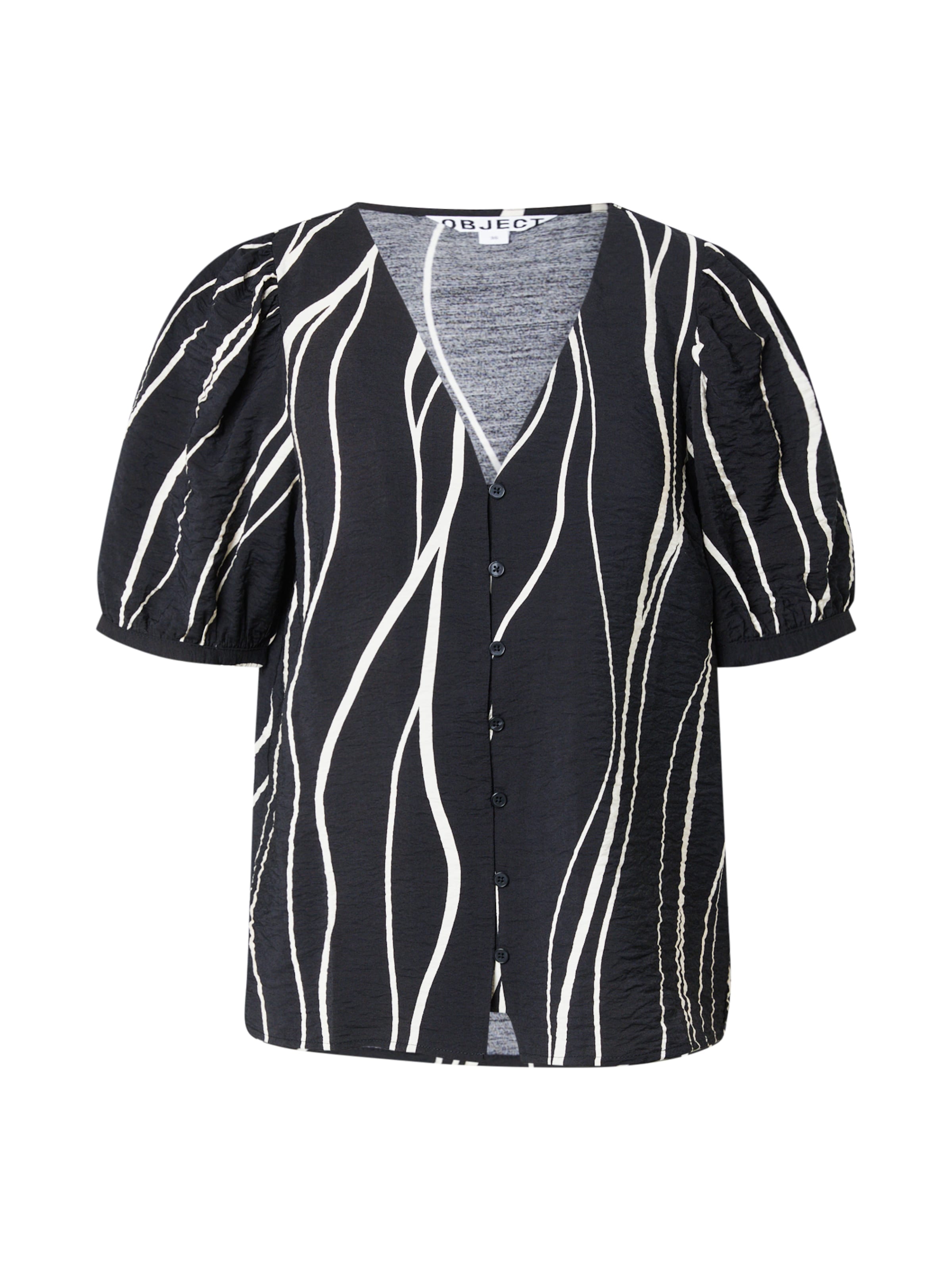 Camicia da donna 'OBJJacira' di OBJECT in nero: frontale