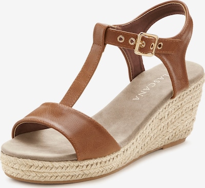 Sandalai iš LASCANA, spalva – ruda, Prekių apžvalga