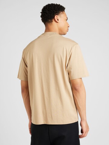 HUGO T-Shirt 'Nieros' in Beige