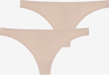 SCHIESSER String in Beige: voorkant