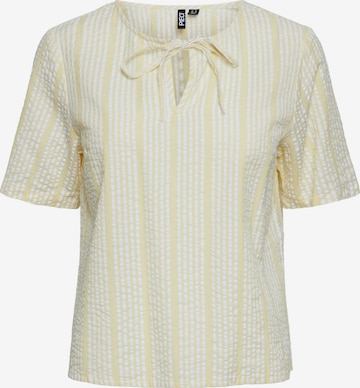 Chemisier 'PCTessa' PIECES en jaune : devant