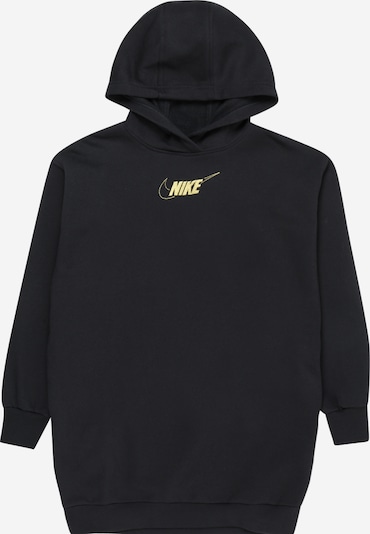 Nike Sportswear Jurk 'CLUB FLEECE' in de kleur Goud / Zwart, Productweergave