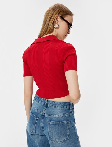 Koton Gebreid vest in Rood