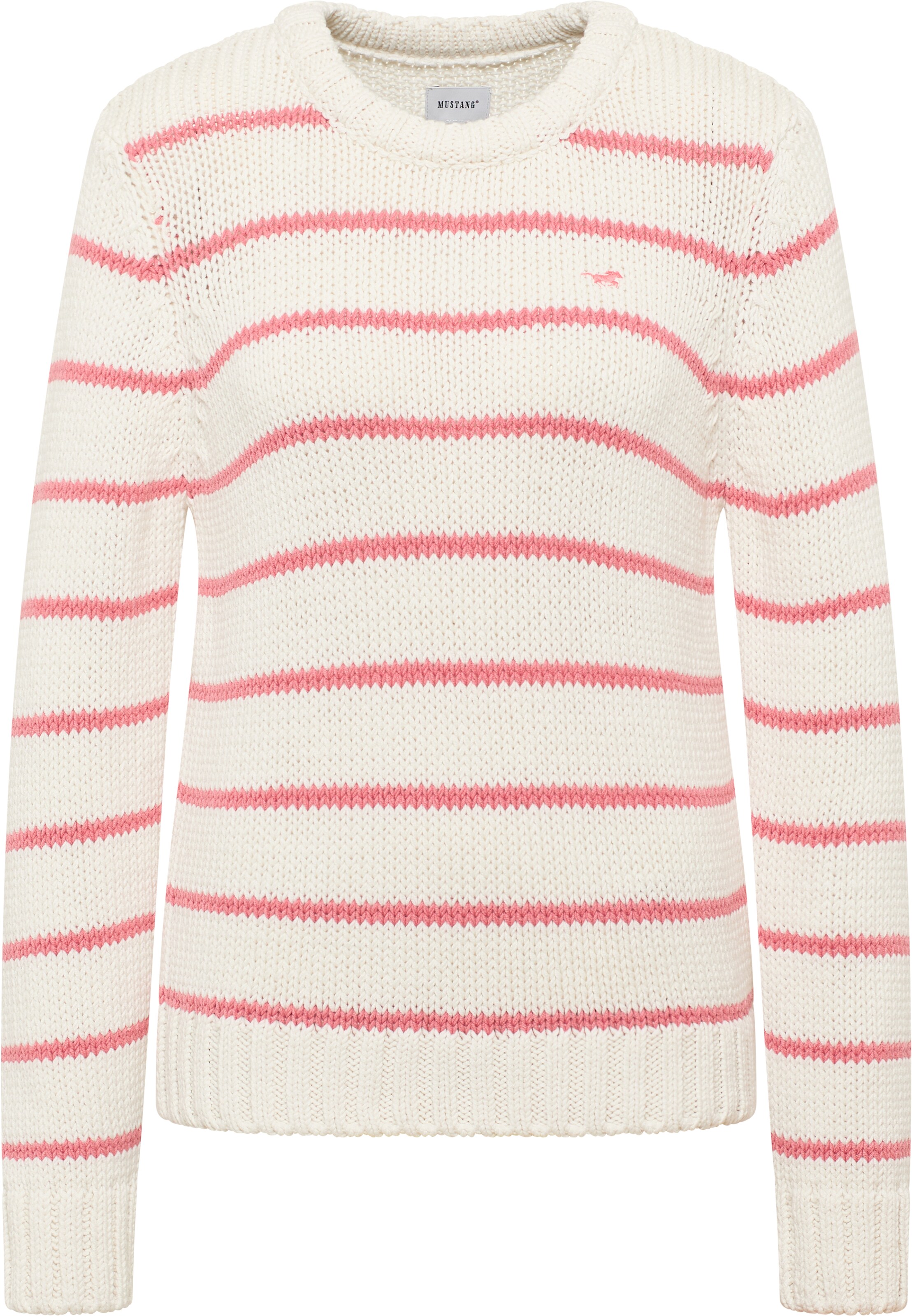 MUSTANG Sweater 'Silas' in White: front