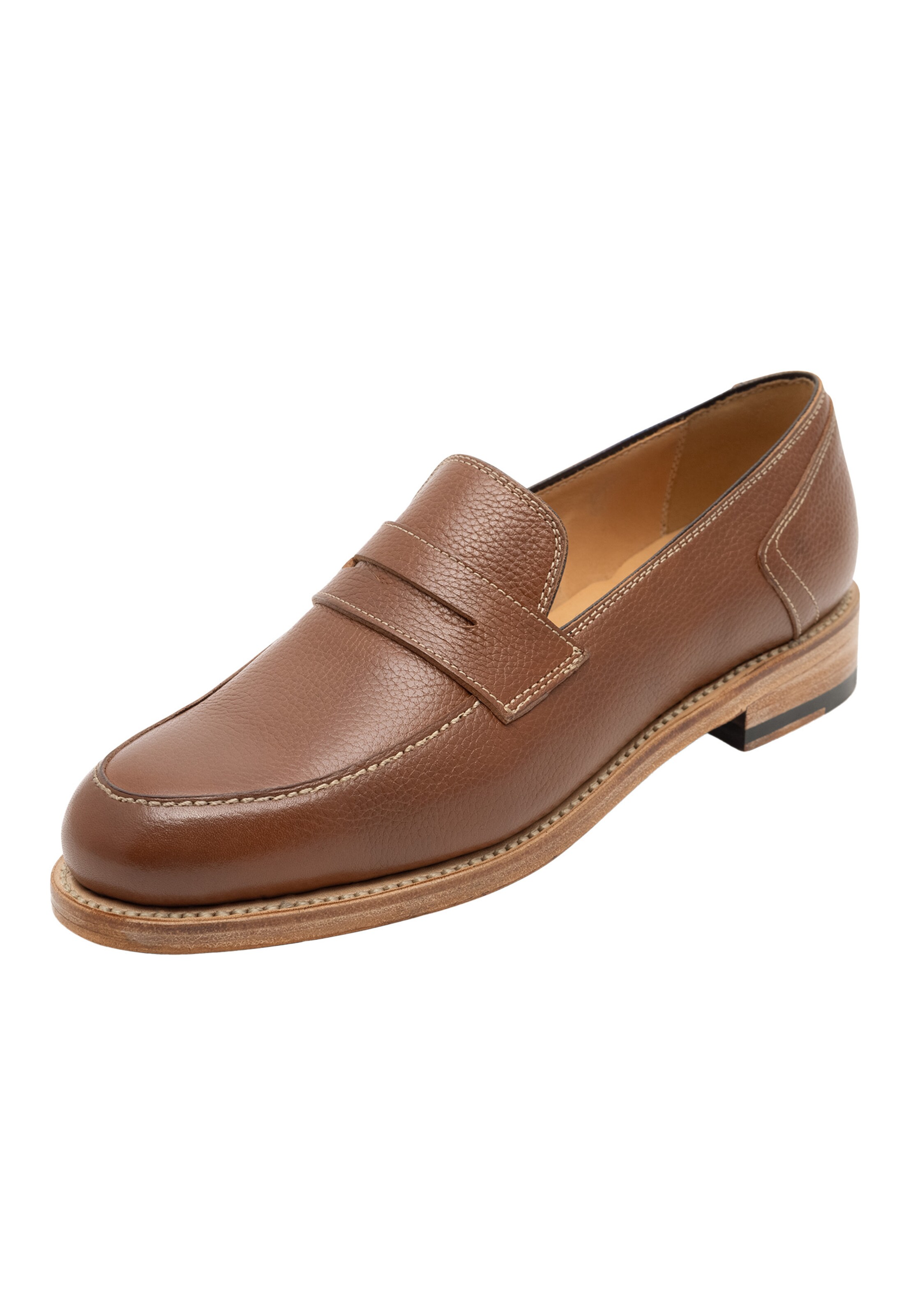Henry Stevens Classic Flats 'Lee PL' in Brown