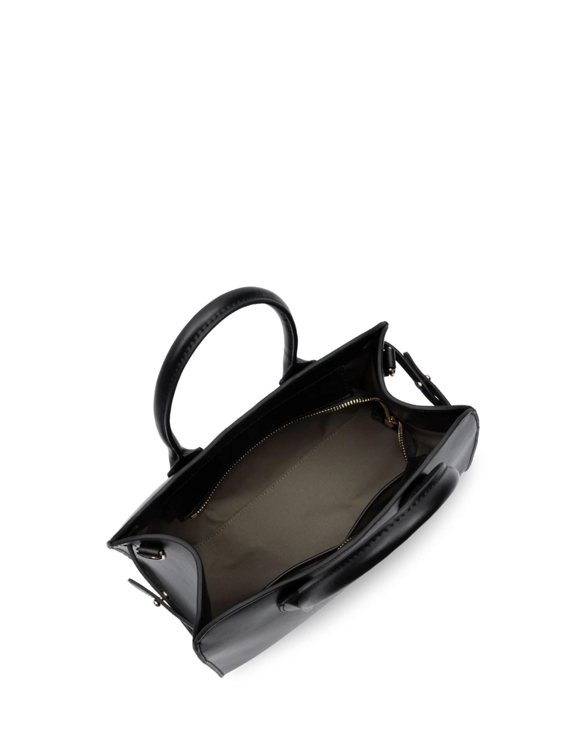 LANCASTER Paris Handtasche 'Lancaster Sac à main Zippé M Donna Hopper Noir'‌‌‌‌‌‌‌‌‌ in Schwarz