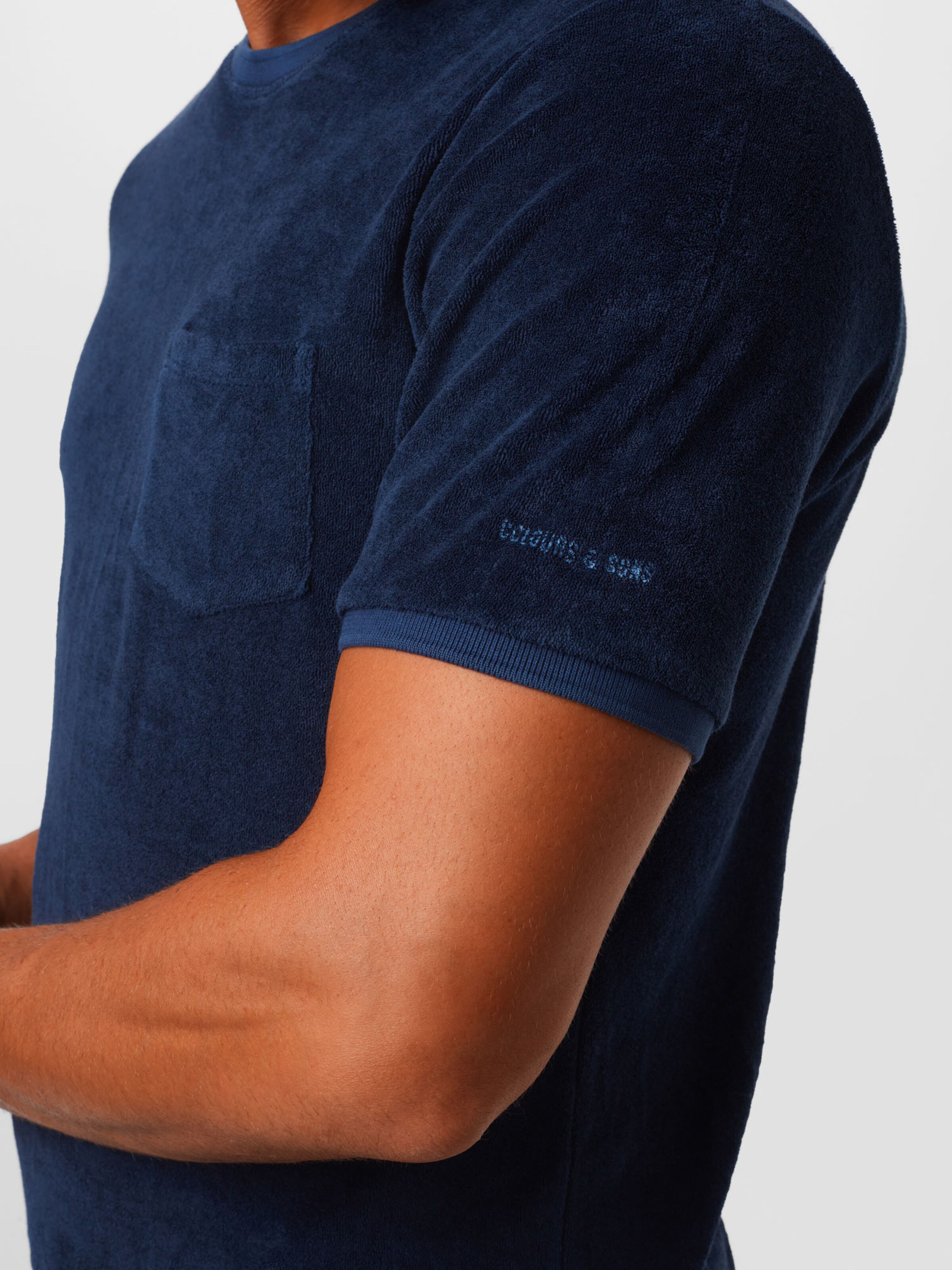 Männer Shirts COLOURS & SONS T-Shirt in Navy - VE12767 Männer Shirts COLOURS & SONS T-Shirt in Navy - VE12767