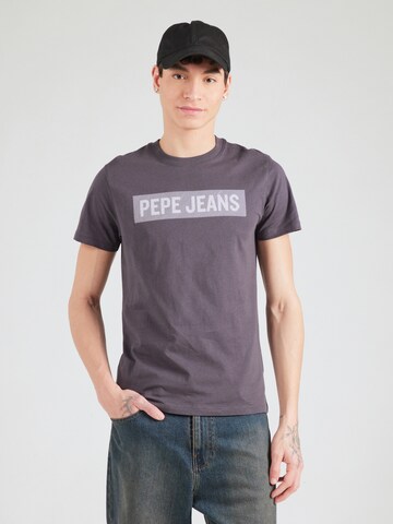 Pepe Jeans T-Shirt 'AURELIO' in Braun: Vorderseite