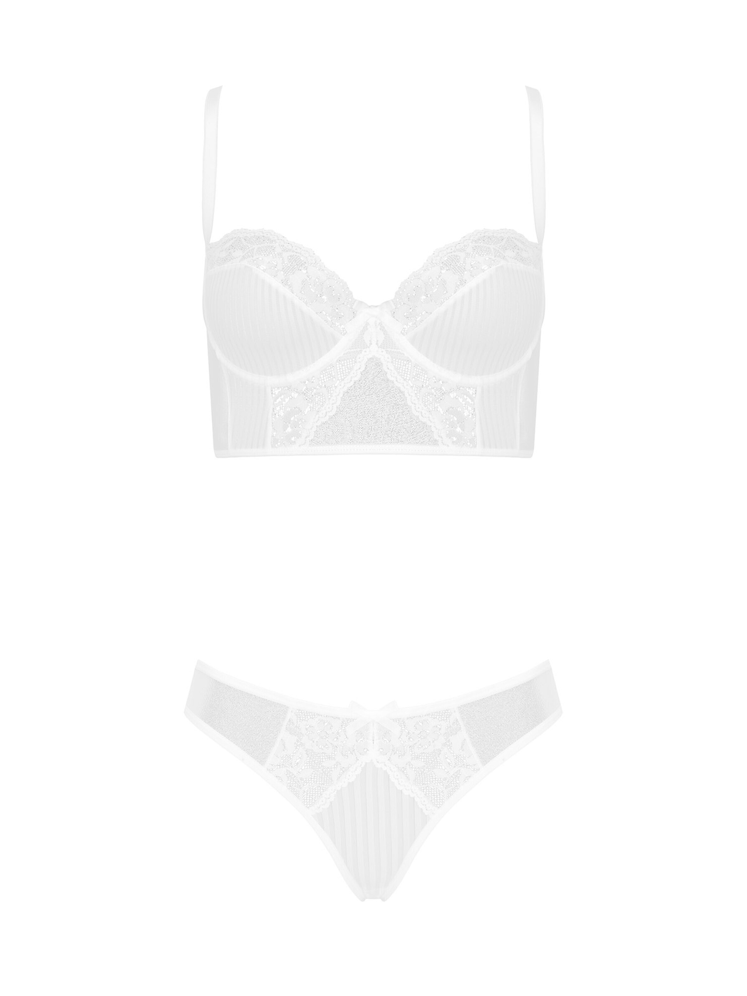 SpaLeXLine Balconette Underwear Sets 'Vertis' in White
