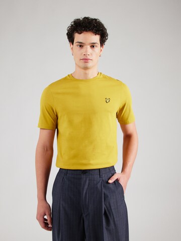 Lyle & Scott T-Shirt in Gelb: Vorderseite