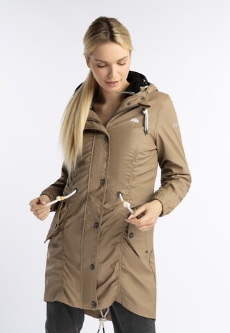 Cappotto funzionale di Schmuddelwedda in beige: frontale