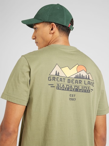 T-Shirt 'S-TAHI' NAPAPIJRI en vert