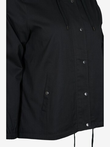 Zizzi Between-Season Jacket 'Camma' in Black