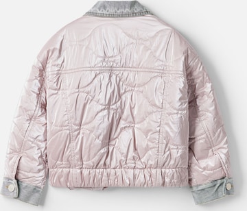 Desigual Přechodná bunda – pink