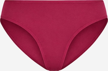 Albero Natur Slip 'Klassischer Bio-Baumwoll Damen Slip' in Rot: Vorderseite