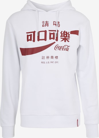 Sweat-shirt 'Coca Cola Taiwan' Course en blanc : devant