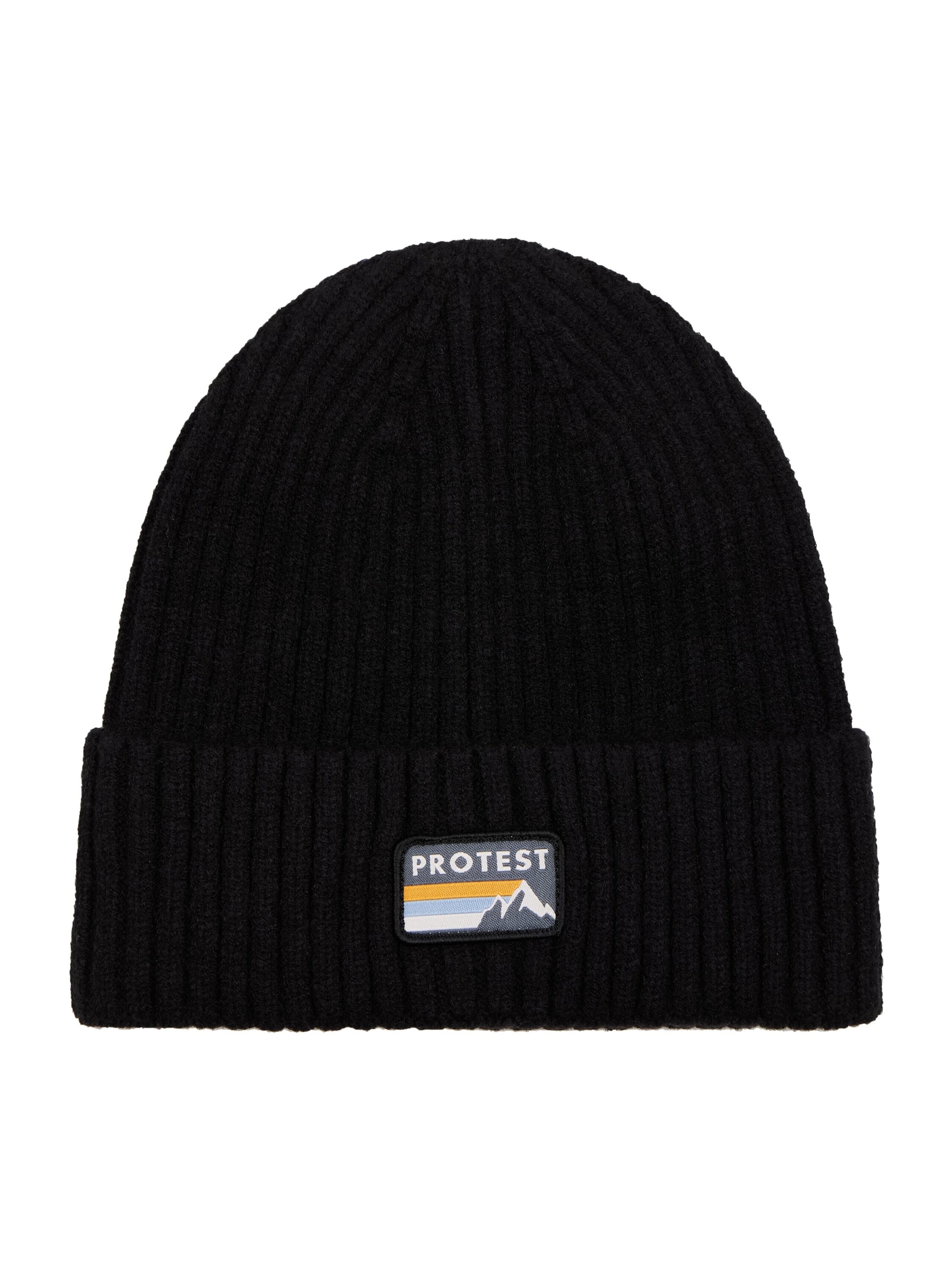 PROTEST Muts 'PRTWorsley' in Zwart: voorkant