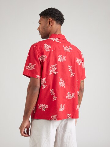 GAP Comfort Fit Πουκάμισο σε κόκκινο