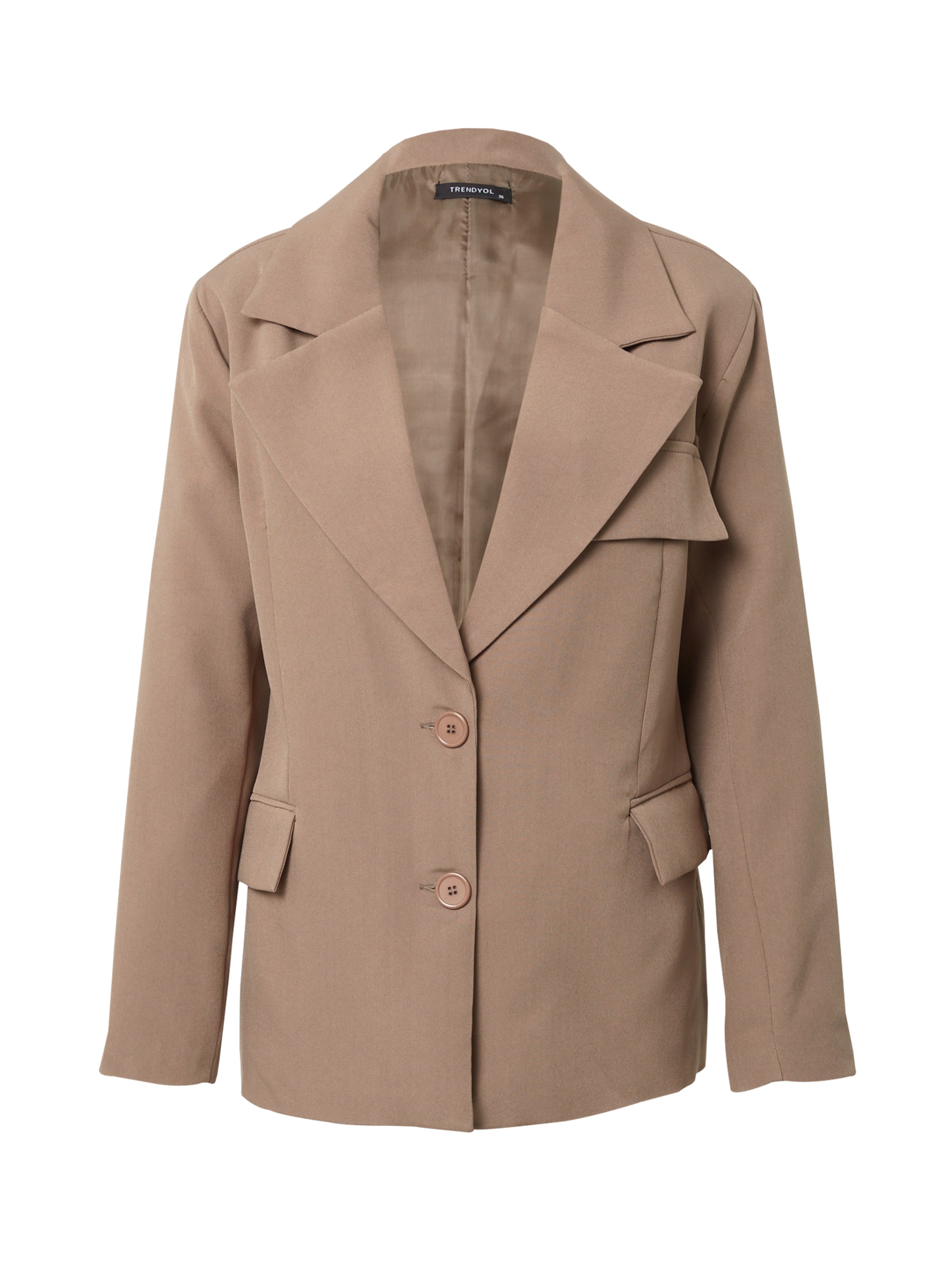 Trendyol Marynarka w kolorze brązowy: przód