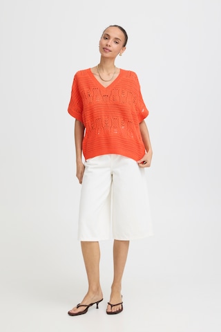 Pull-over 'NERO' b.young en orange