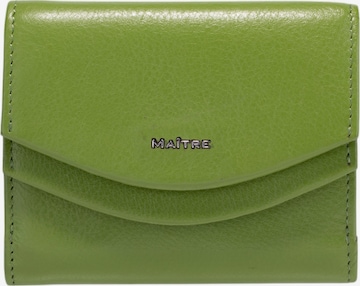 Portamonete 'Leisel Deda' di Maître in verde: frontale
