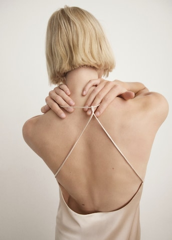 MANGO Negligée 'Lita' in Beige