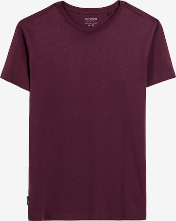 Ombre T-Shirt in Rot: Vorderseite