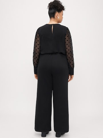 Vero Moda Curve - Pierna ancha Pantalón 'VMCDAISY' en negro