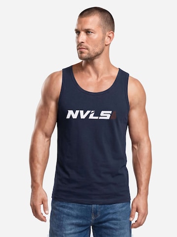 Neverless Shirt 'Everyday Athletics' in Blau: Vorderseite