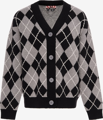 Cardigan myMo ROCKS en noir : devant