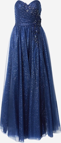 mascaraVečernja haljina - plava boja: prednji dio
