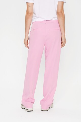 Loosefit Pantaloni con piega frontale 'Lamia' di SAINT TROPEZ in rosa