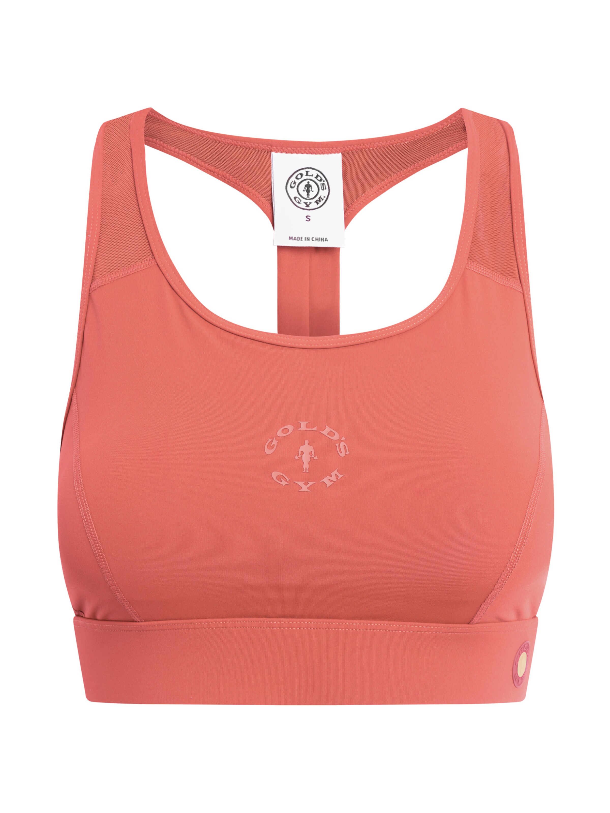 GOLD´S GYM APPAREL Bustier Sports-BH 'NADIA' i orange: forside