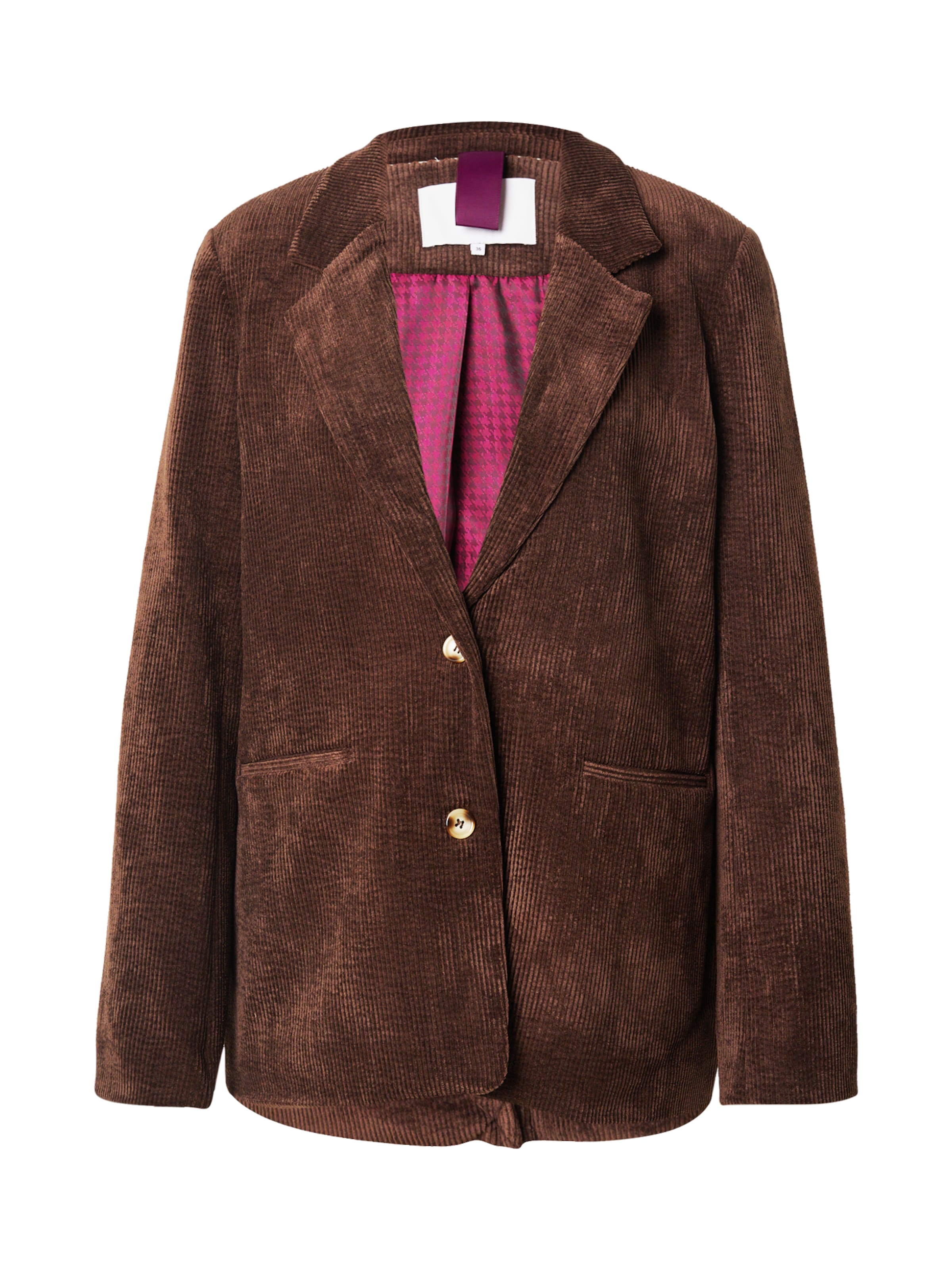 NÜMPH Blazer 'NUTHEA' in Brown: front