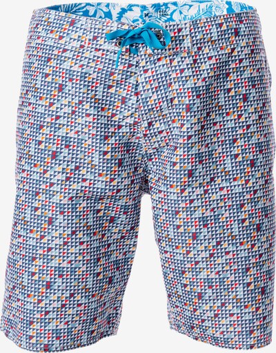 Panareha Badeshorts in blau / gelb / rot, Produktansicht