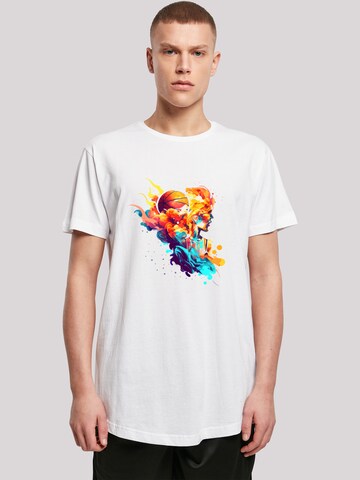 F4NT4STIC Shirt in Wit: voorkant