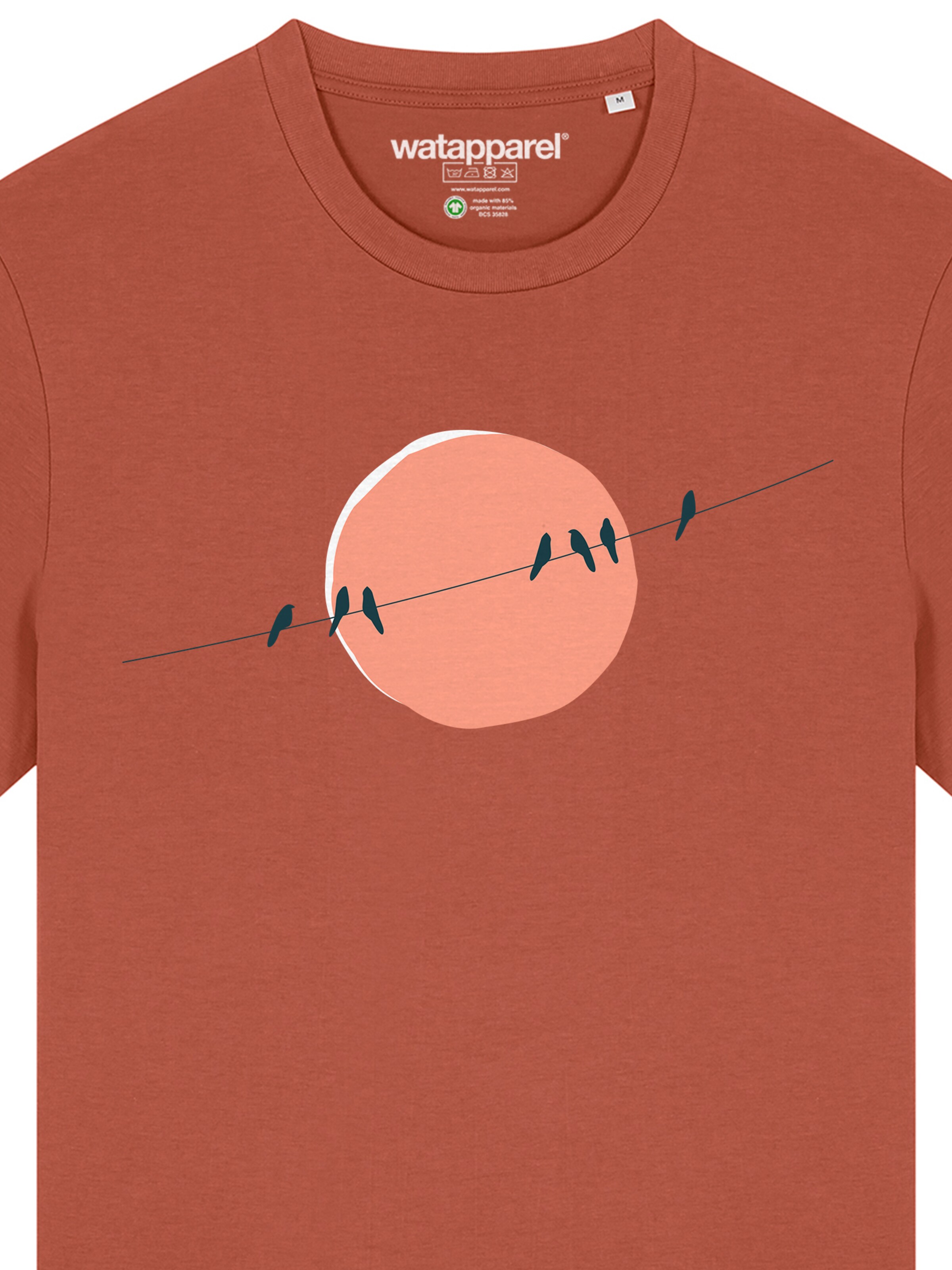 Watapparel Shirt 'Countryside 01' in Orange