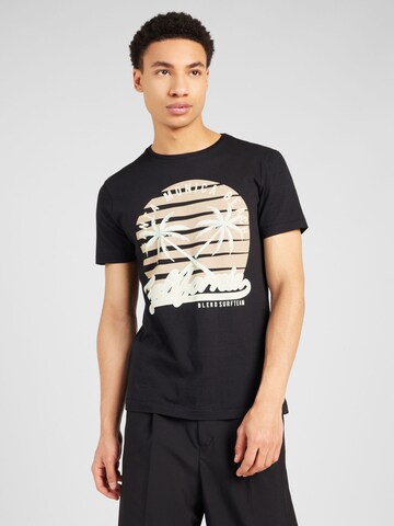 T-Shirt BLEND en noir : devant