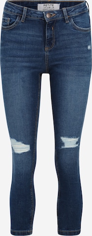 Dorothy Perkins Petite Skinny Jeans 'Darcy' in Blauw: voorkant