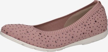 CAPRICE Ballet Flats in Pink: front