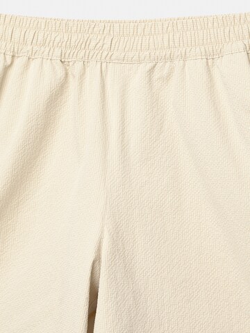 Loosefit Pantalon Pull&Bear en beige