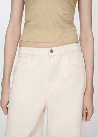 MANGO Loosefit Jeans 'Danielle' i beige