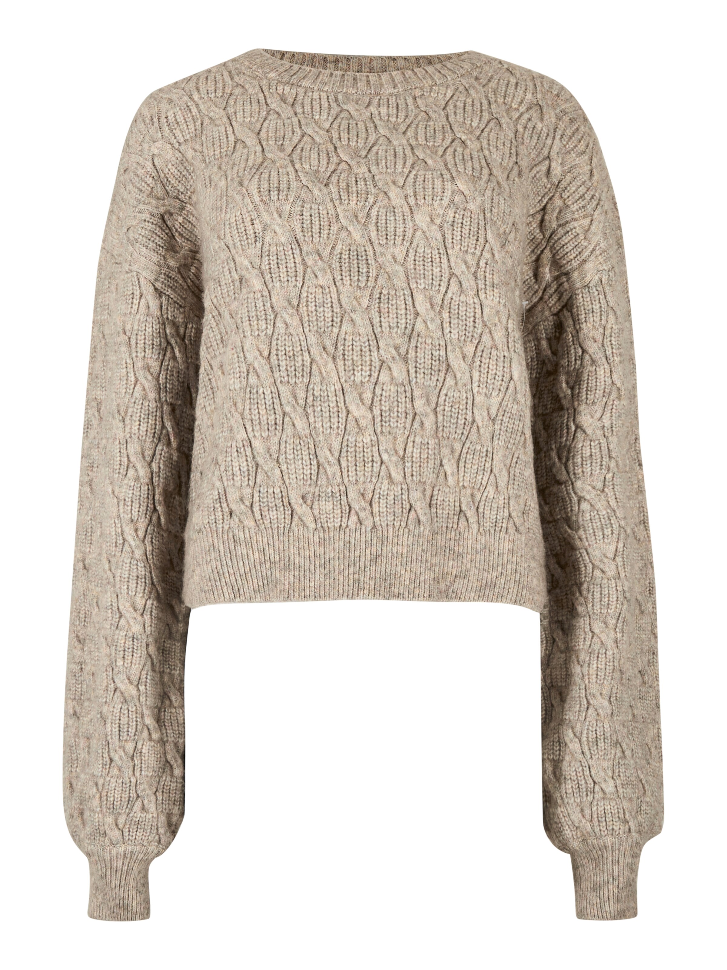 Apricot Trui in Grijs: voorkant